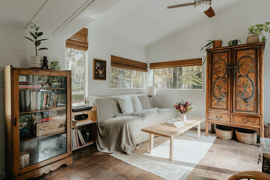 small organized living room