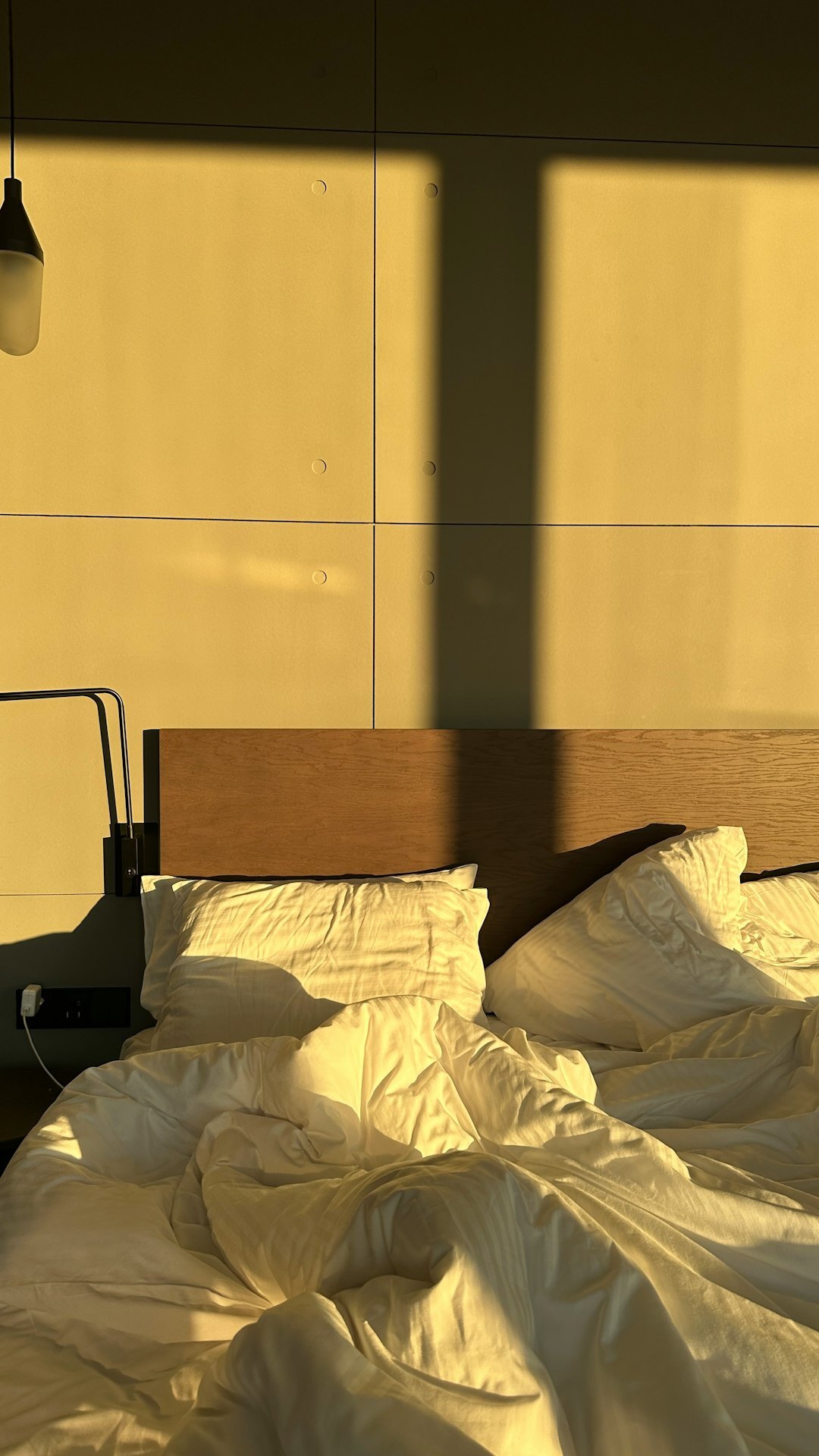 tidy bedroom morning light